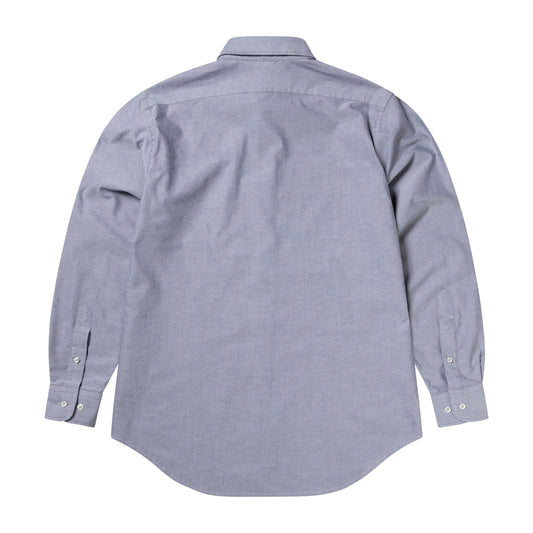 No Problemo - No Problemo LS Oxford Shirt - CHARCOAL / Grå - Skjorter