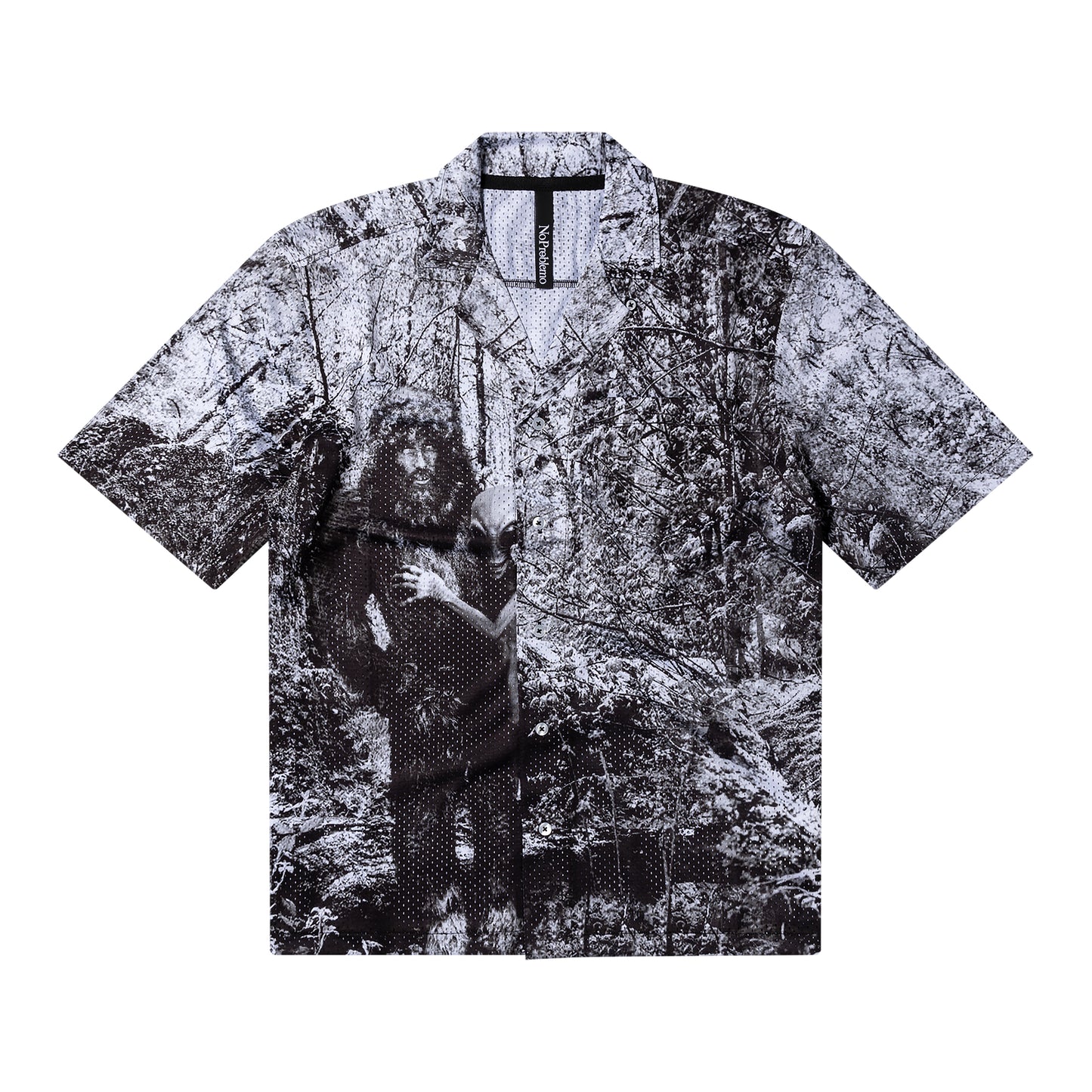 No Problemo - Bigfoot Airtex Hawaiian Shirt - MULTI / Multi||Sort - Skjorter