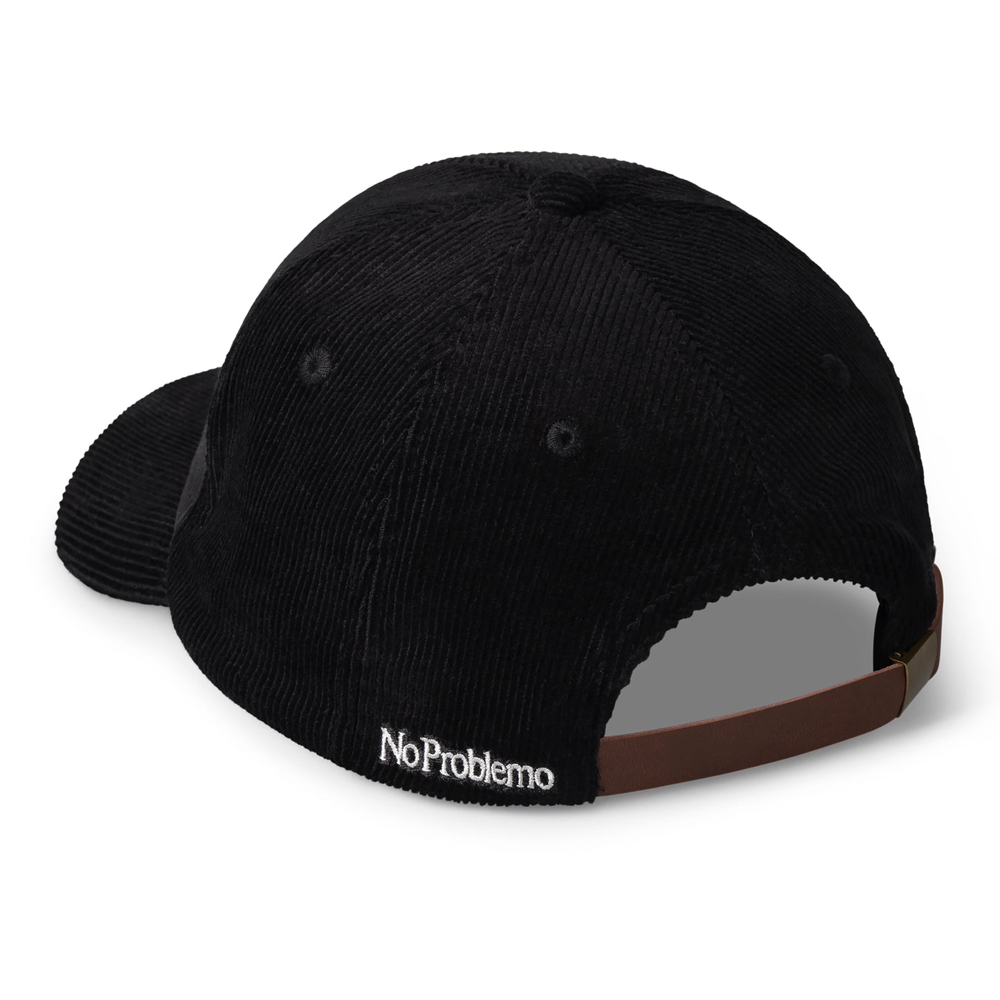 No Problemo - NYP Corduroy Cap - BLACK / Sort - Accessories
