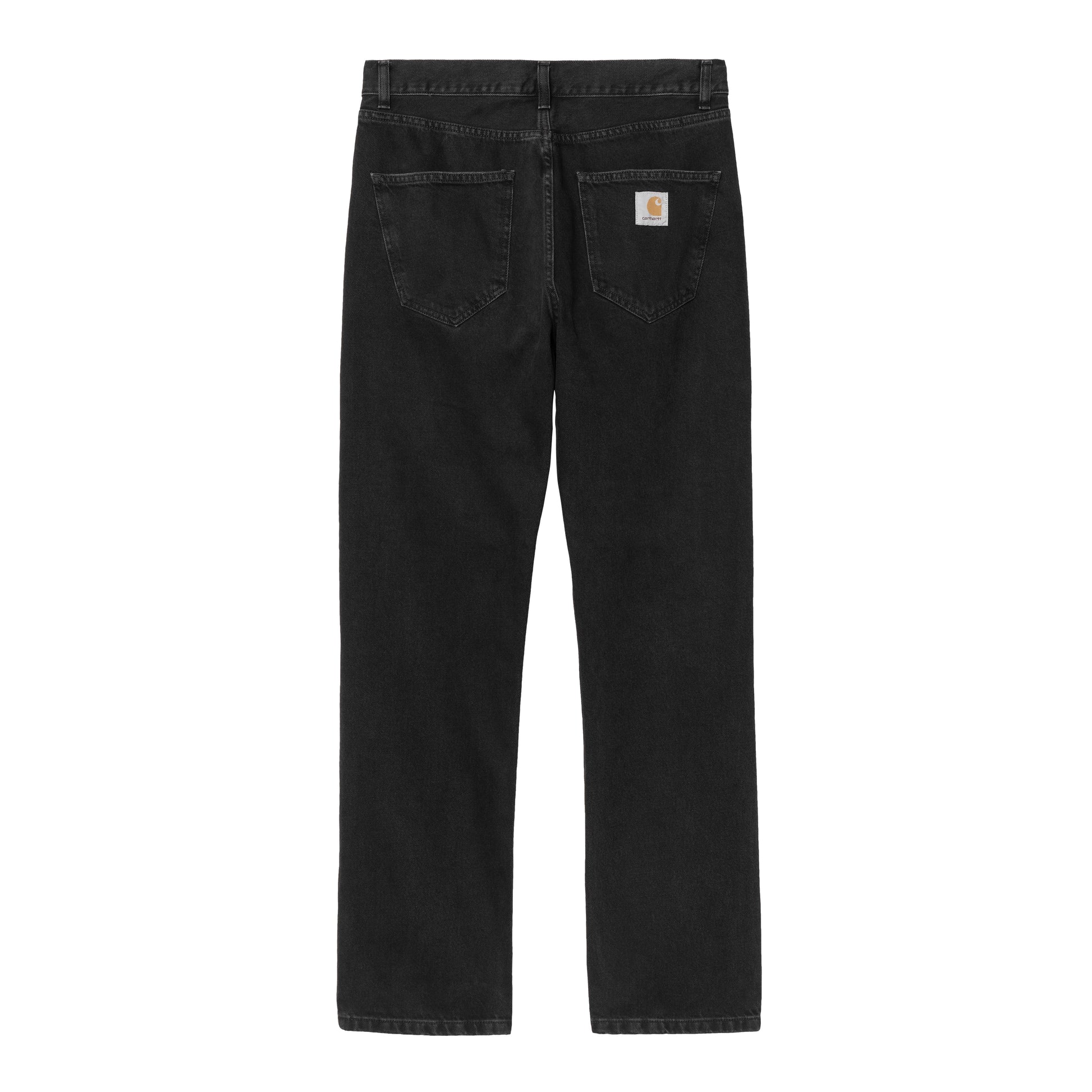 Carhartt WIP - Nolan Pant Marshfield - BLACK STONE WASHED / Sort - Bukser