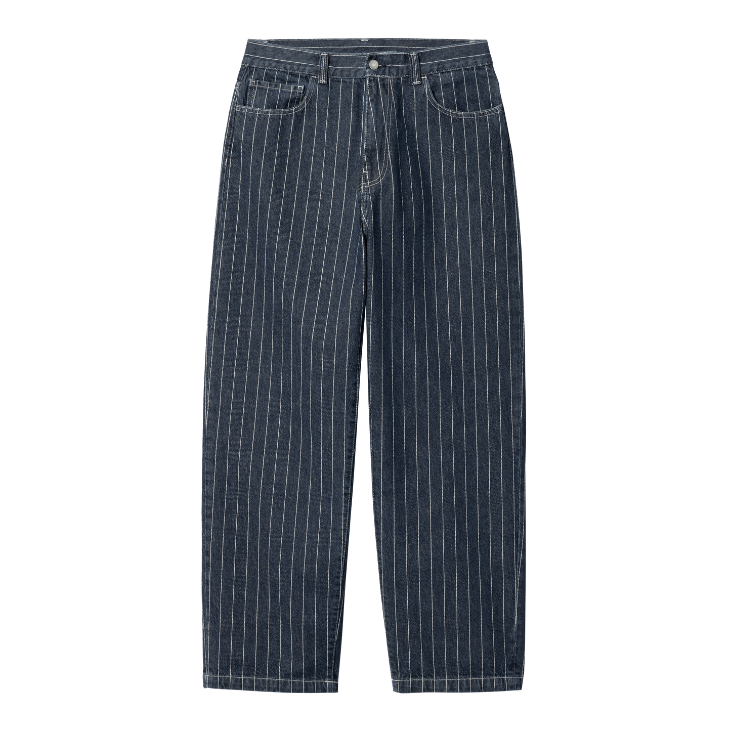 Carhartt WIP - Orlean Pant - BLUE / WHITE / Blå||Striber - Bukser