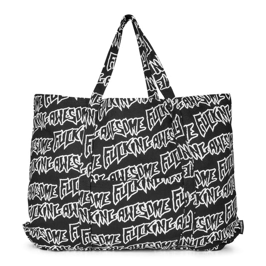 AOP Stamp Logo Large Tote Bag