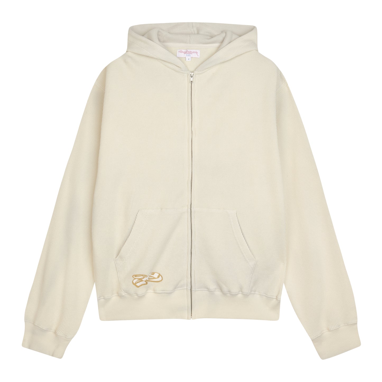 Yardsale - Bleached Waffle Hood - LIGHT GREY / Beige - Sweatshirts