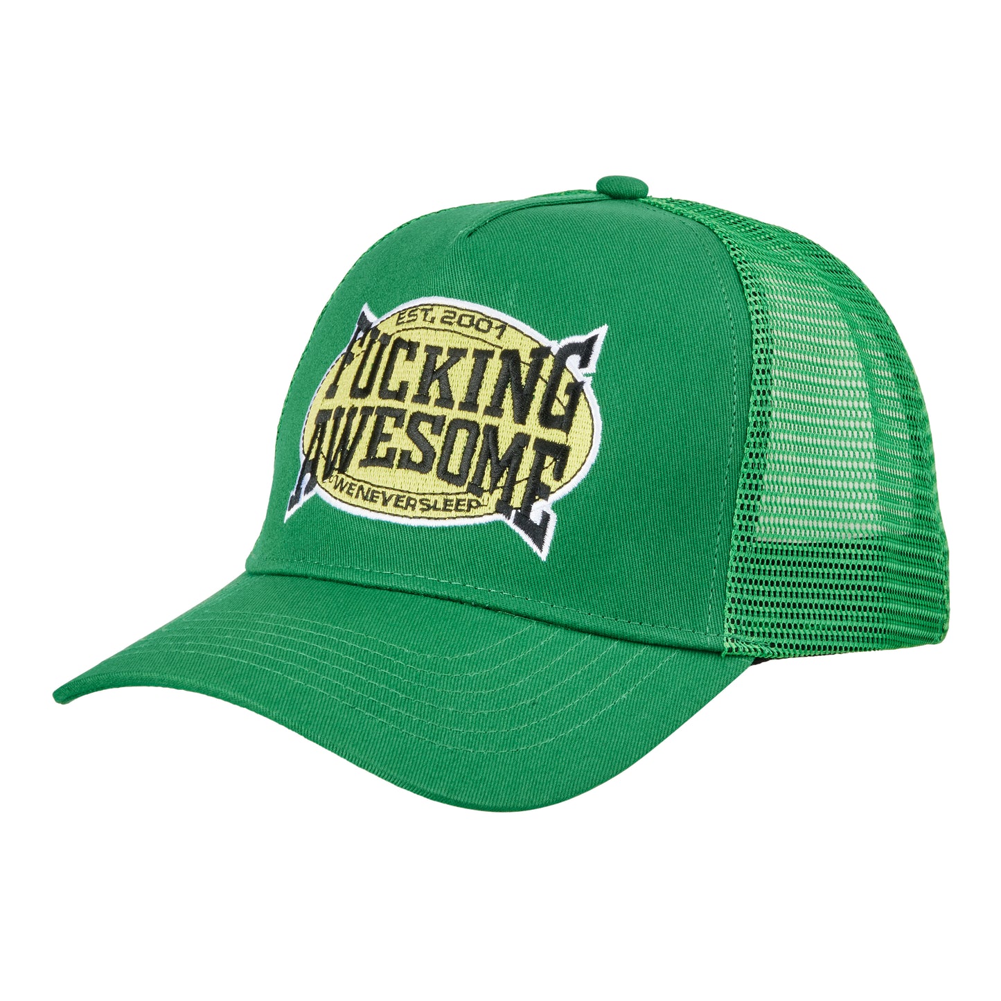 Fucking Awesome - KO Mesh Snapback - GREEN / Grøn - Accessories