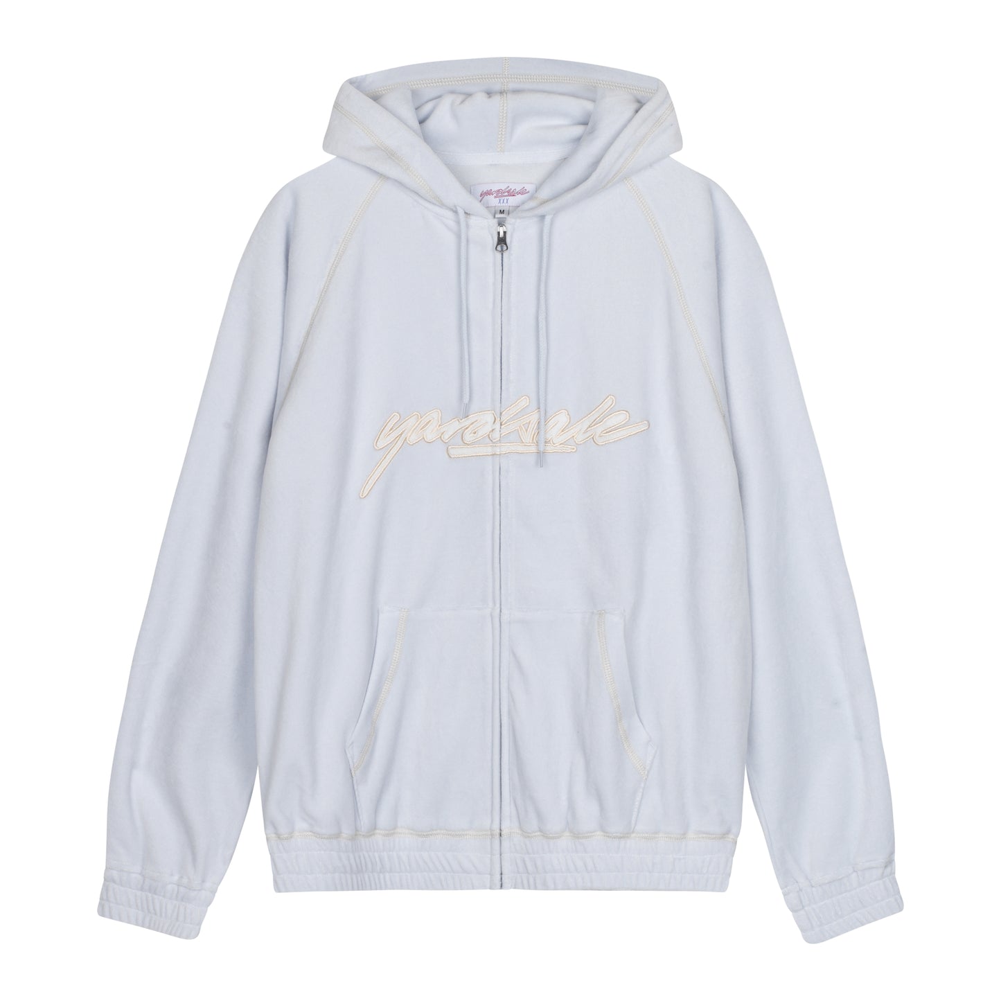 Yardsale - Velour Stitch Hood - BLUE / Blå - Sweatshirts
