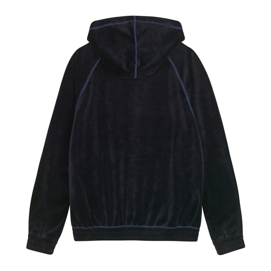 Yardsale - Velour Stitch Hood - BLACK / Sort - Sweatshirts