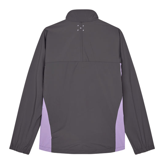 Pop Trading Company - Two Tone Trainings Jacket - CHARCOAL / Grå||Lilla - Jakker