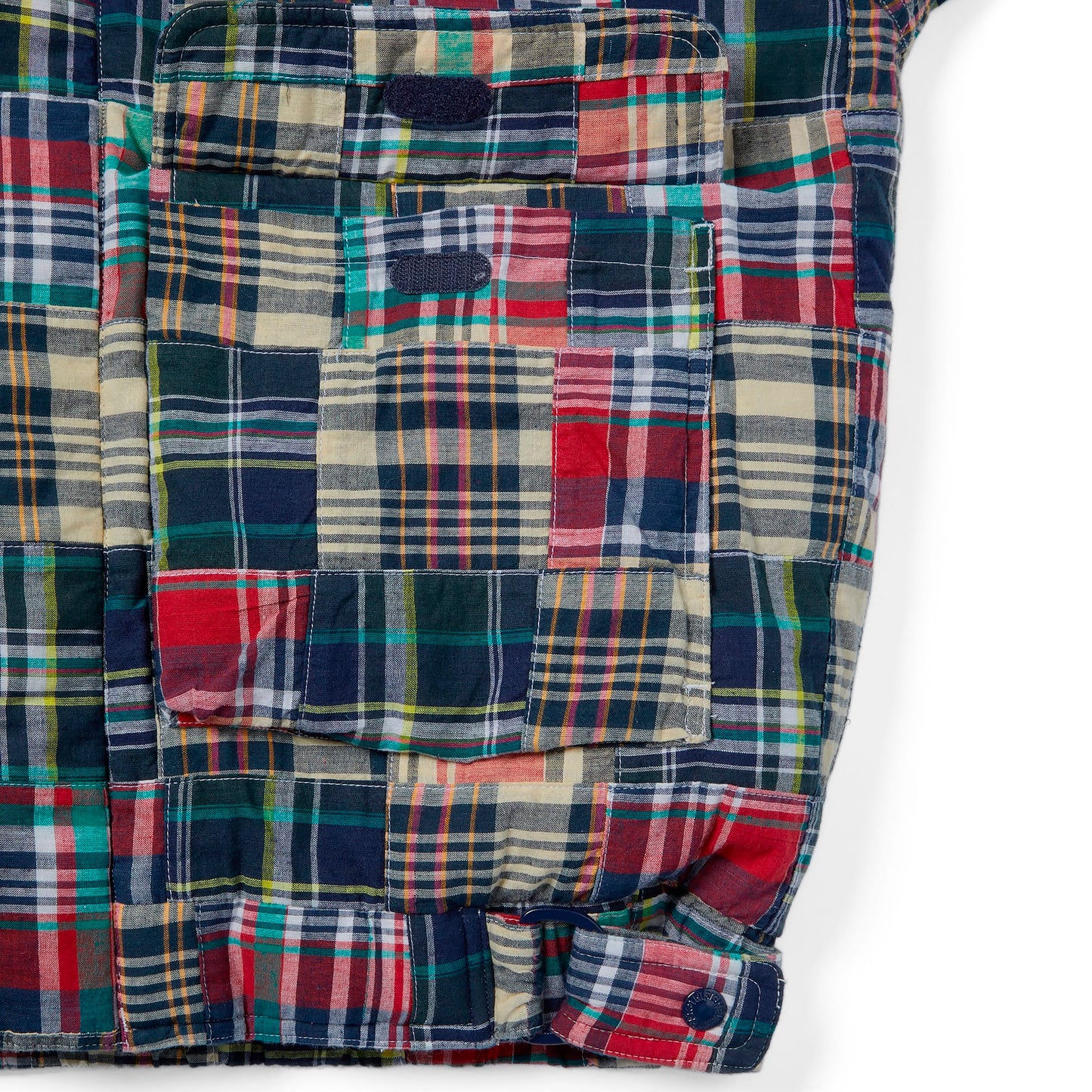 Patchwork Multi Pocket Down Jacket