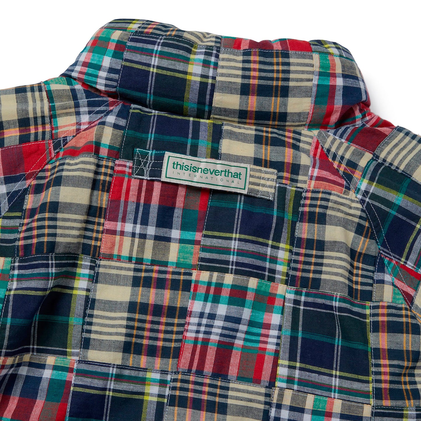 Patchwork Multi Pocket Down Jacket