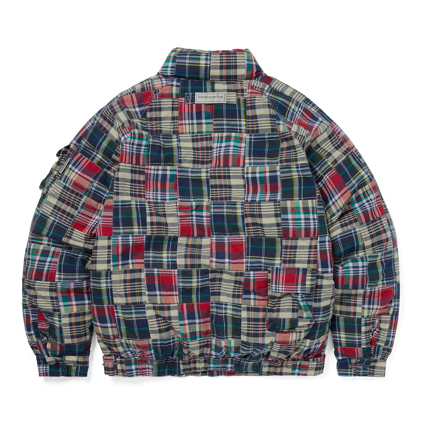 Patchwork Multi Pocket Down Jacket