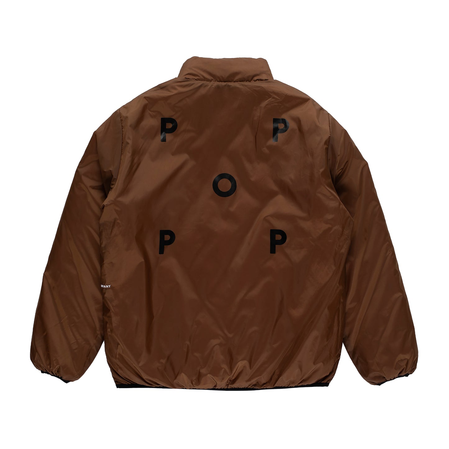 Pop Trading Company - Quilted Reversible Jacket - FOUR LEAF CLOVER/BIS / Brun||Grøn - Jakker