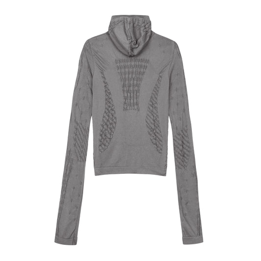 ROA - Aune Dryarn Seamless Knit Top - GREY / Grå - T-Shirts