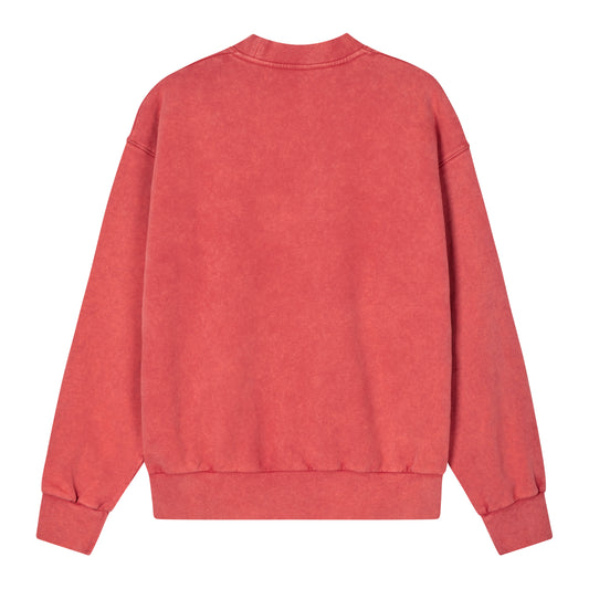 Aries - Acid GYOW Sweat - RED / Rød - Sweatshirts