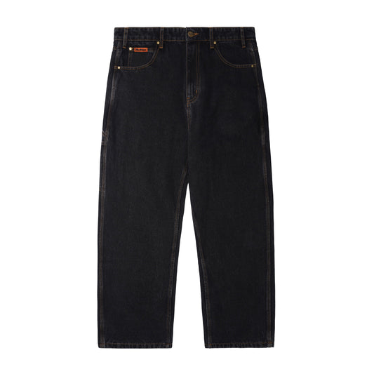 Butter Goods - Relaxed Denim Jeans - WASHED BLACK / Sort - Bukser