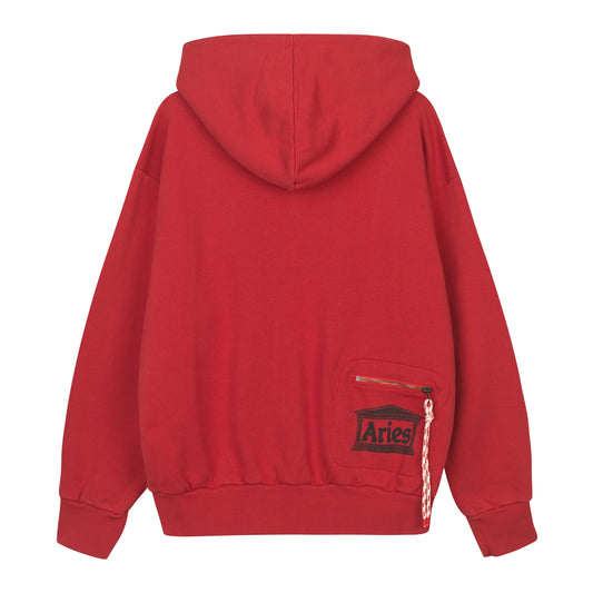 Temple Zip Through Hoodie