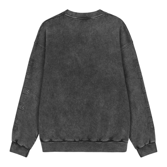 Aries - Aged Ancient Column Sweat - BLACK / Sort - Sweatshirts