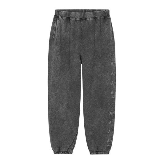 Aries - Aged Ancient Column Sweatpant - BLACK / Sort||Grå - Bukser