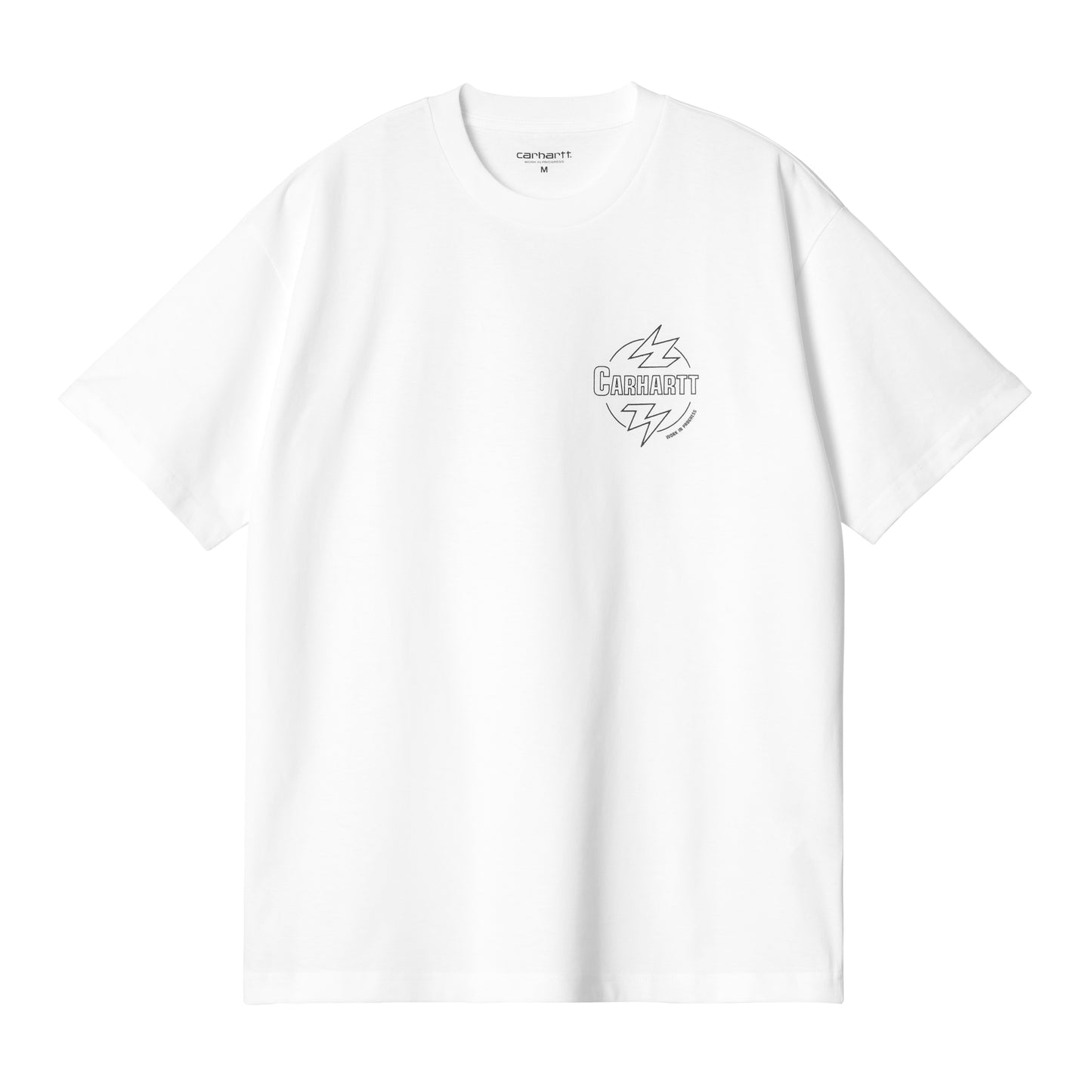 Carhartt WIP - S/S Ablaze T-Shirt - white / black - Herre > T-Shirts