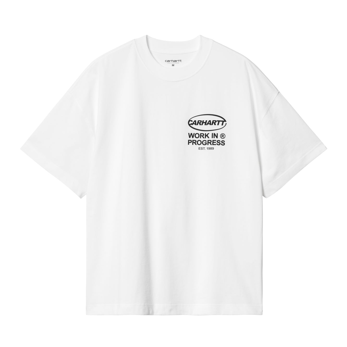 Carhartt WIP - S/S Body Of Work T-Shirt - WHTIE / BLACK / Hvid - T-Shirts