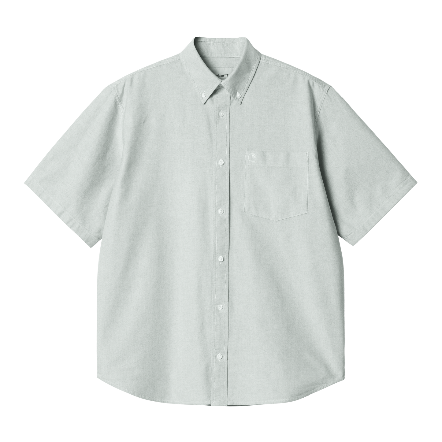 Carhartt WIP - S/S Braxton Shirt - PARK / WAX / Grøn - Skjorter