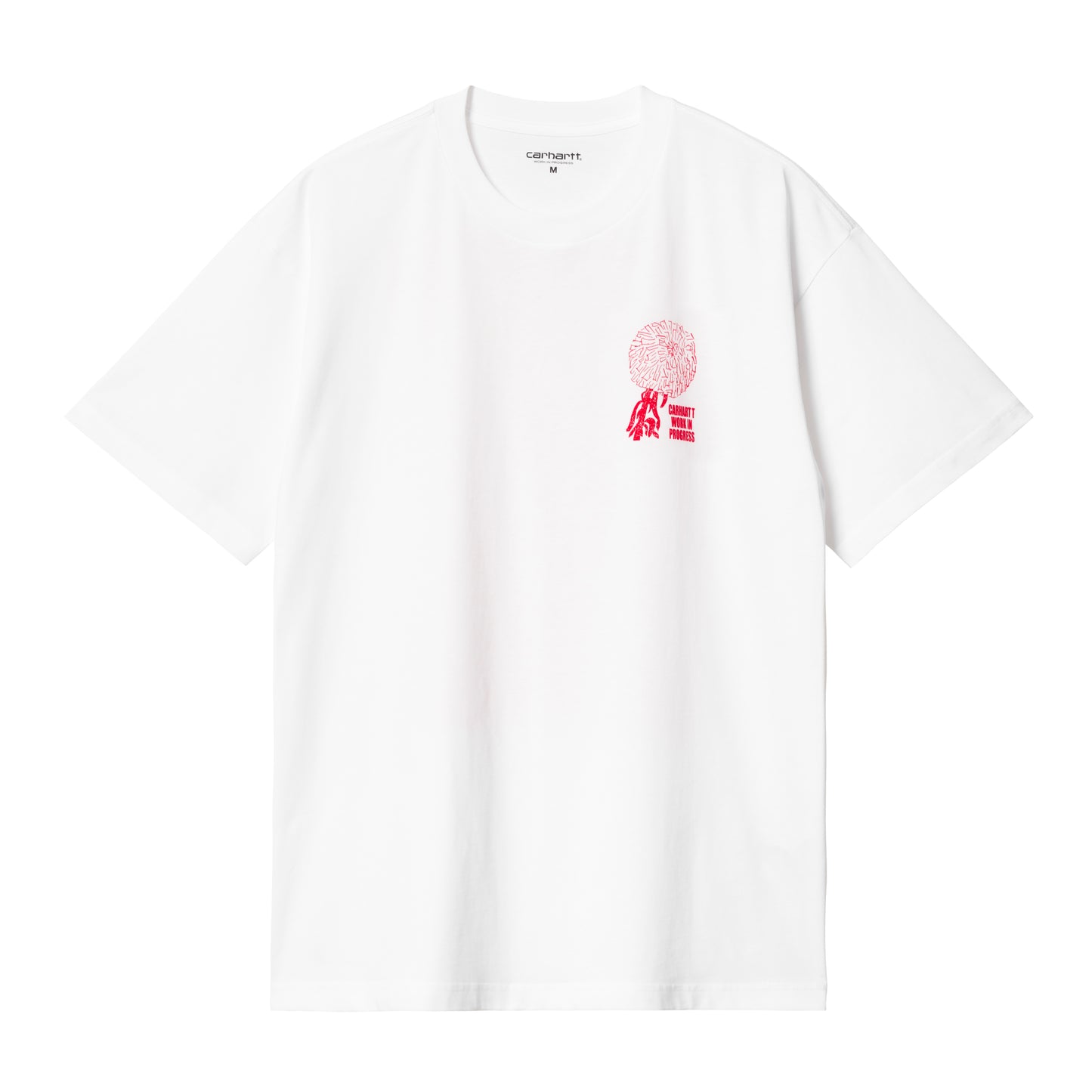 Carhartt WIP - S/S Chrysanthemum T-Shirt - WHITE / Hvid - T-Shirts