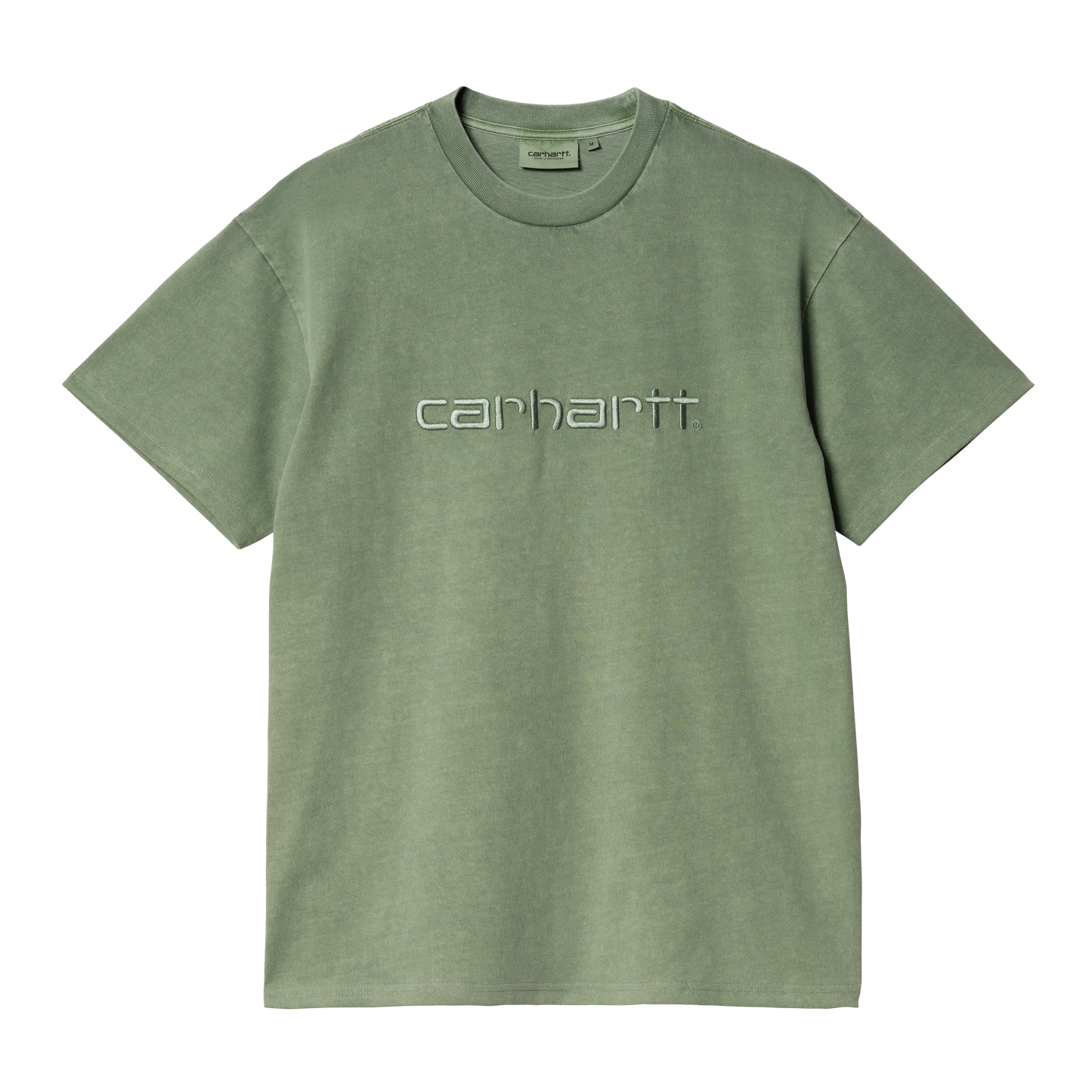 Carhartt WIP - S/S Duster T-Shirt - park garment dyed - Herre > T-Shirts