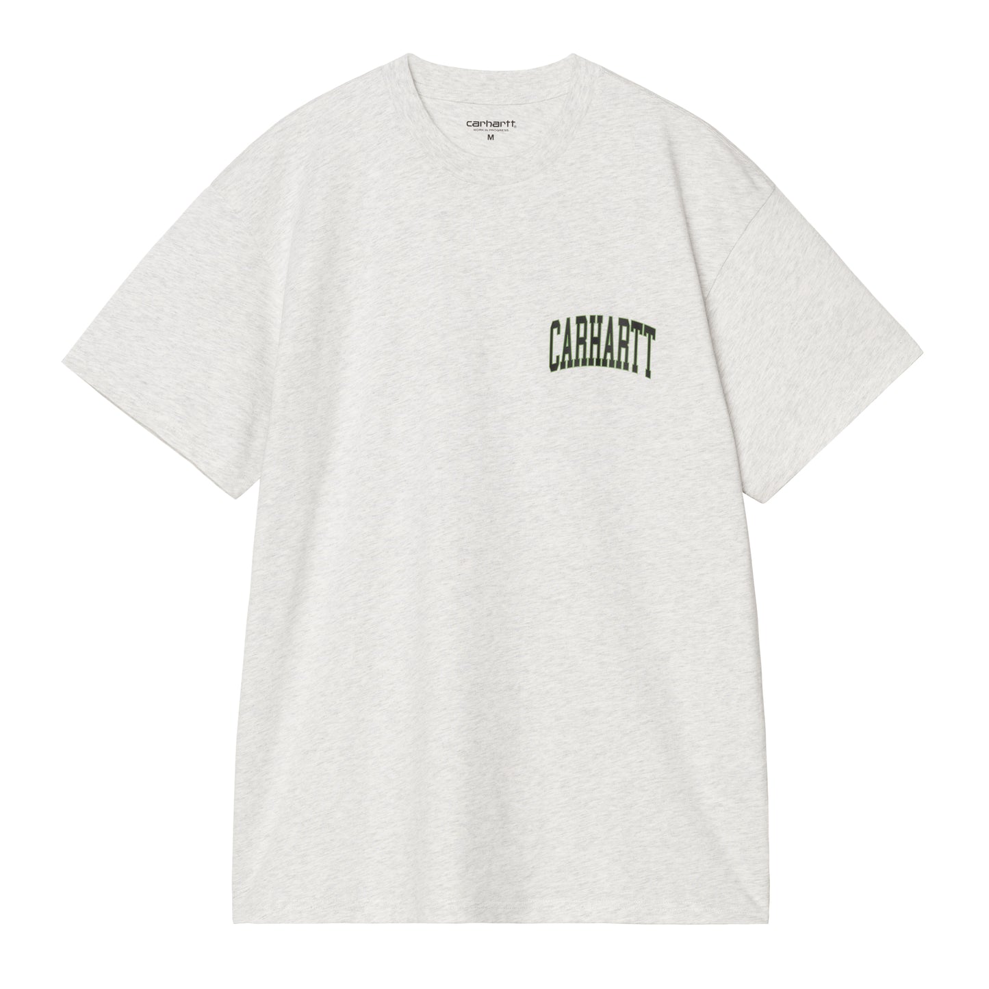 Carhartt WIP - S/S Logo T-Shirt - ASH HEATHER / Grå - T-Shirts