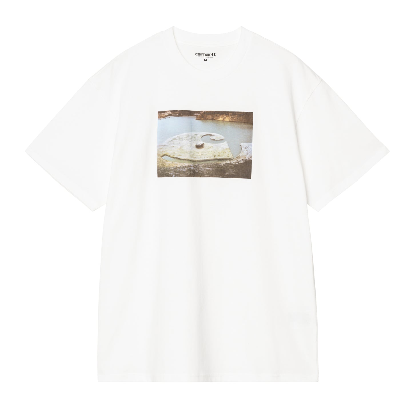 Carhartt WIP - S/S Muddy Water T-Shirt - WHITE / Hvid - T-Shirts