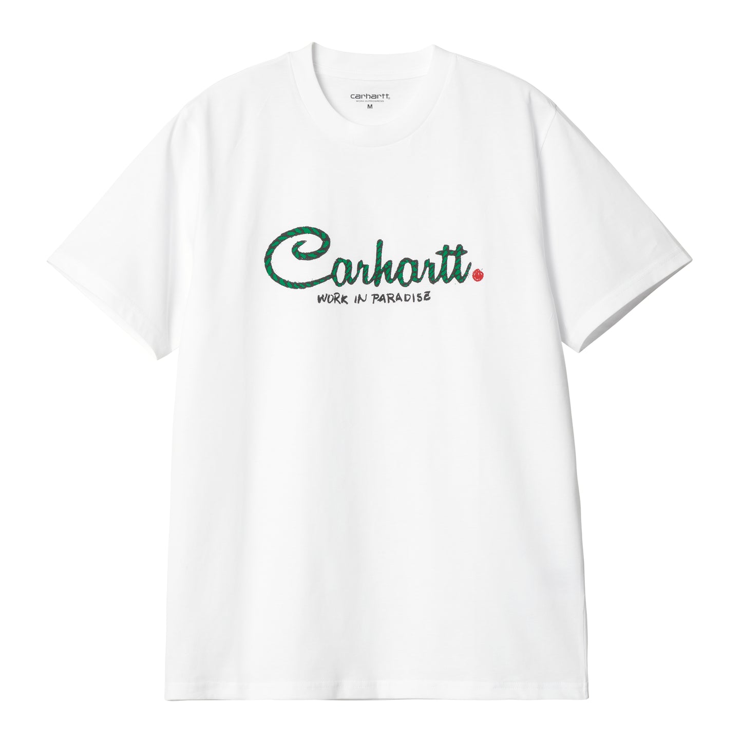 Carhartt WIP - S/S Paradise Script T-Shirt - WHITE / Hvid - T-Shirts