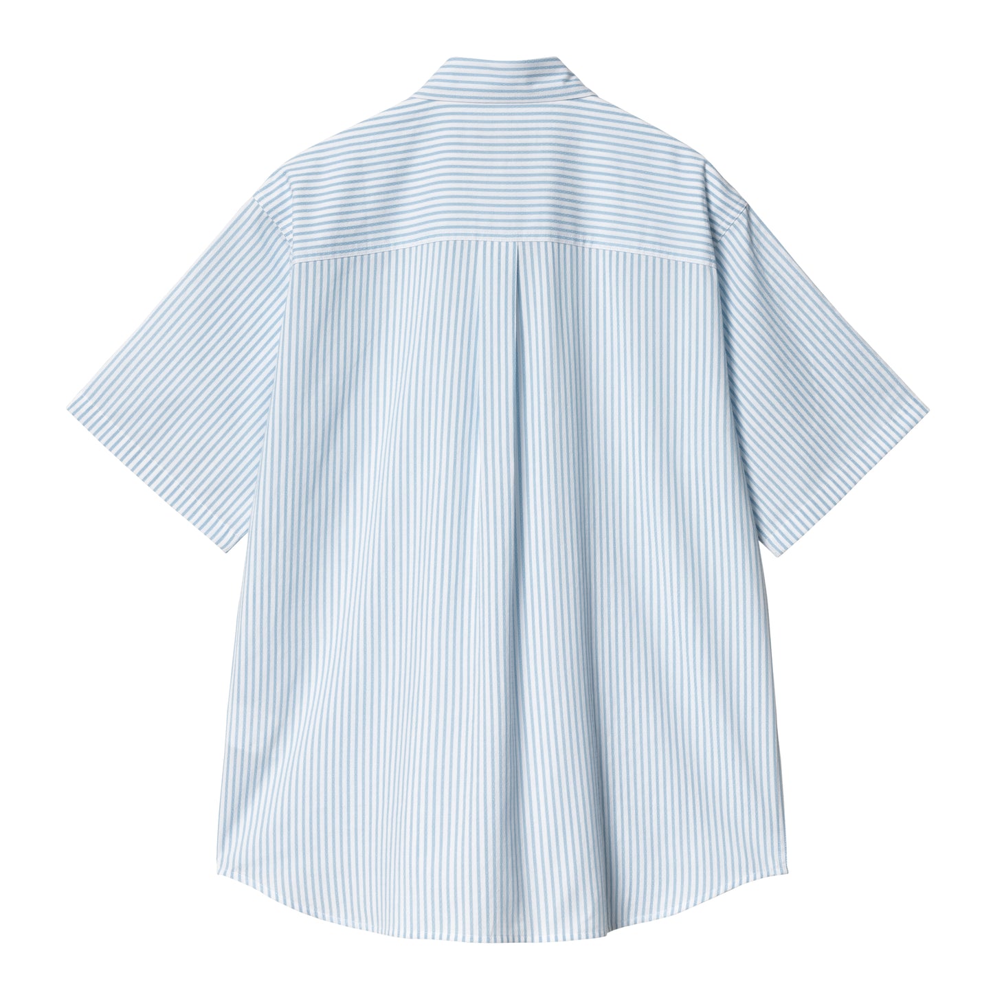 Carhartt WIP - S/S Phelps Shirt - phelps stripe, blueb - Herre > Skjorter