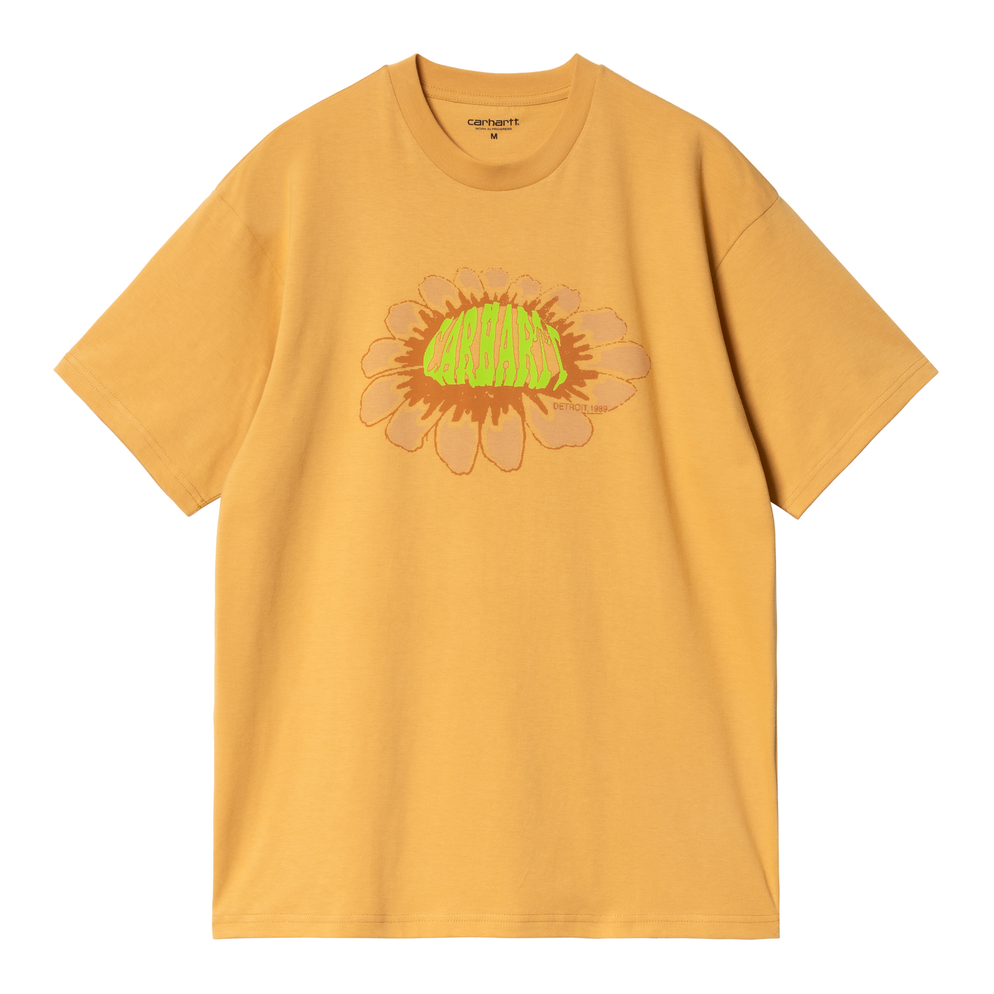 Carhartt WIP - S/S Pixel Flower T-Shirt - SUNRAY / Gul - T-Shirts