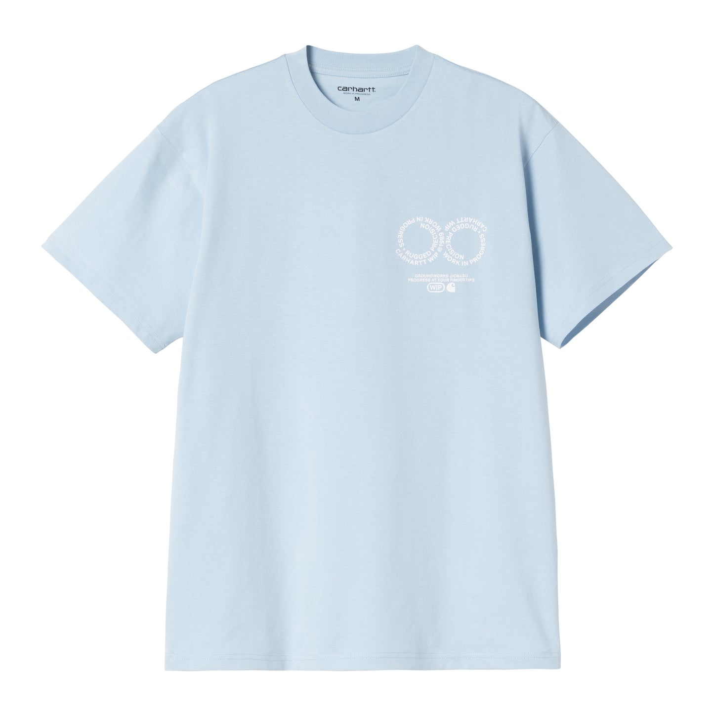 Carhartt WIP - S/S Rotation T-Shirt - AIR SKY / WHITE / Blå - T-Shirts
