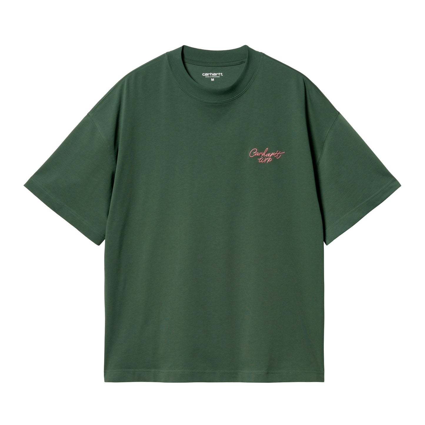 Carhartt WIP - S/S Signature Script T-Shirt - sycamore tree - Herre > T-Shirts