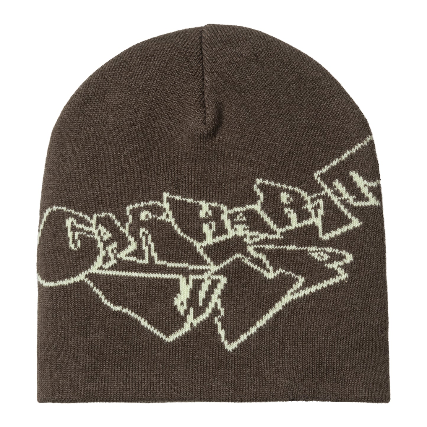 Carhartt WIP - Screwed Up Scripter Beanie - LIBERICA / AIR GREEN / Brun - Accessories
