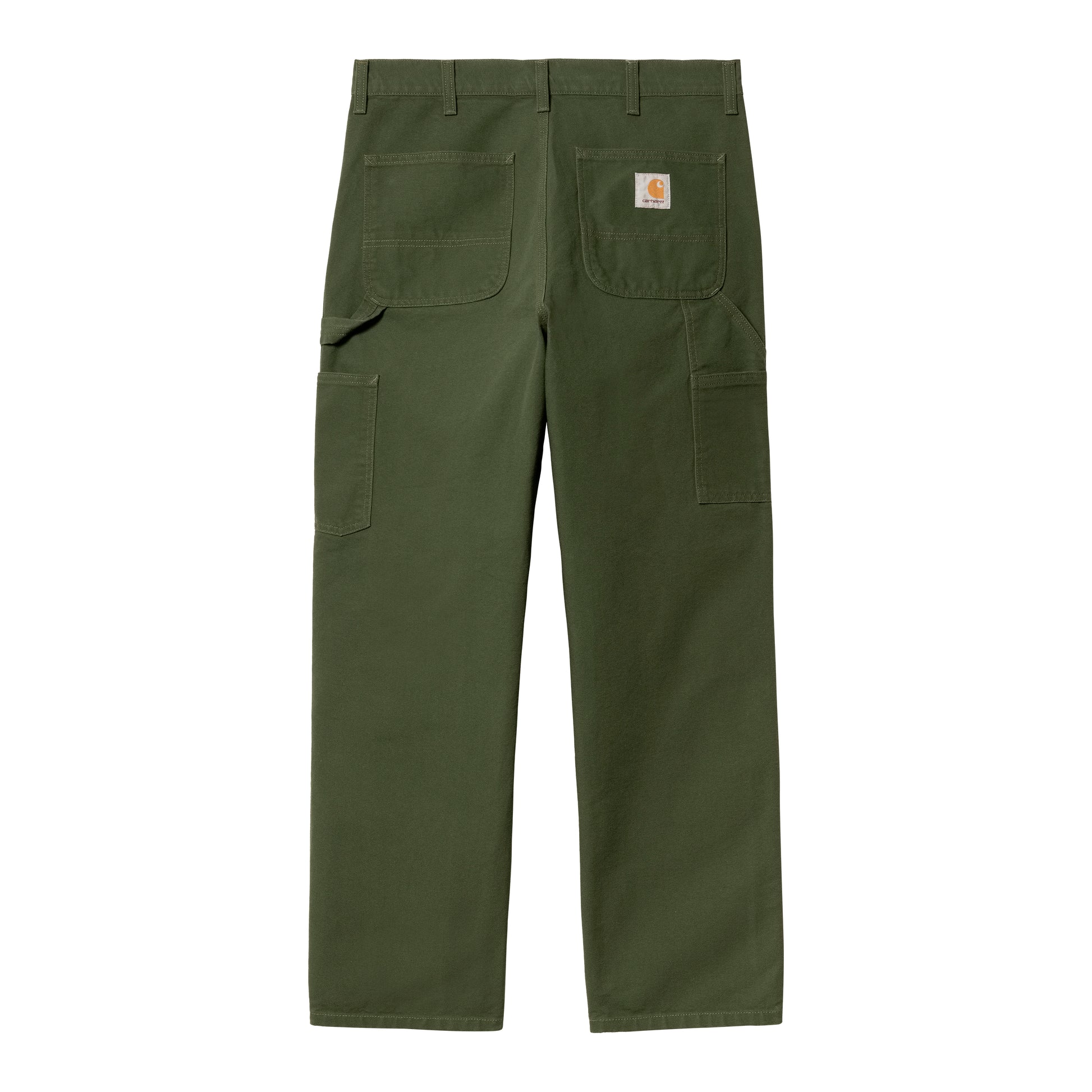 Carhartt WIP - Single Knee Pant Dearborn - TARRAGON RINSED / Grøn - Bukser