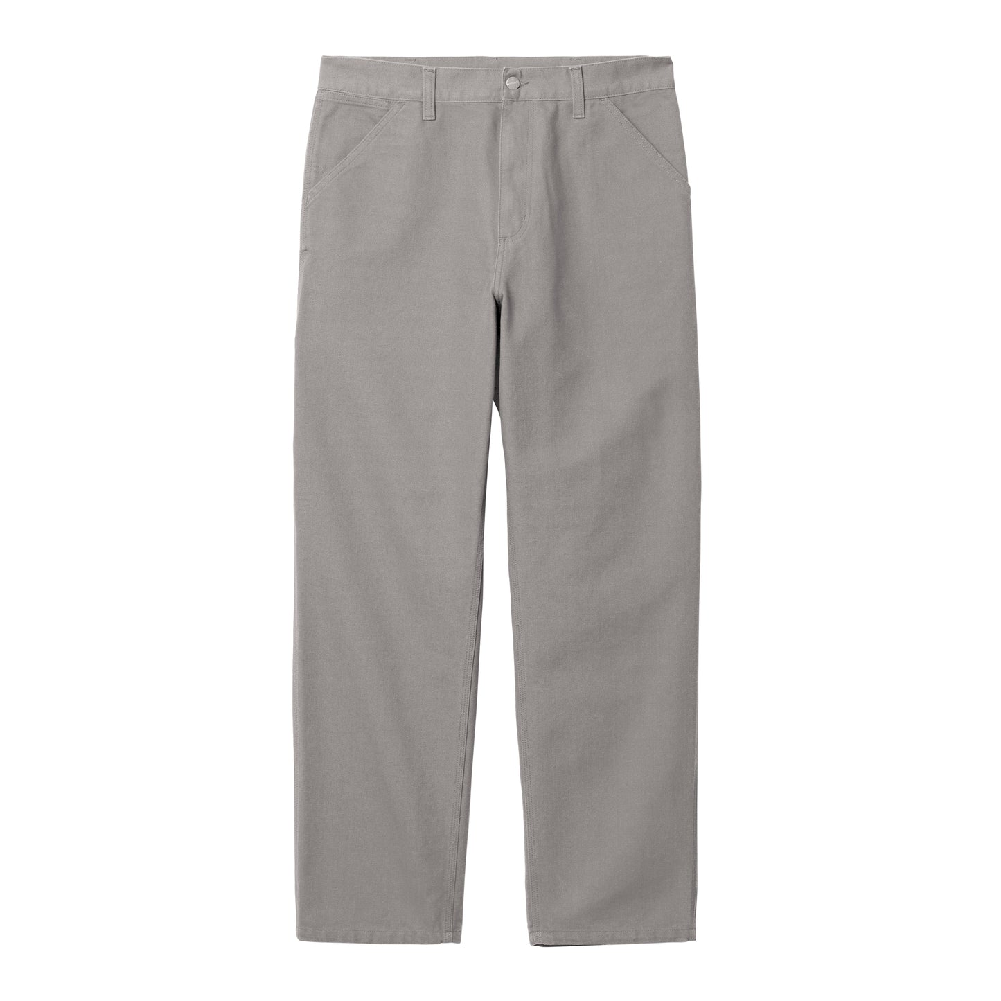 Carhartt WIP - Single Knee Pant Dearborn - YOSEMITE RINSED / Grå - Bukser