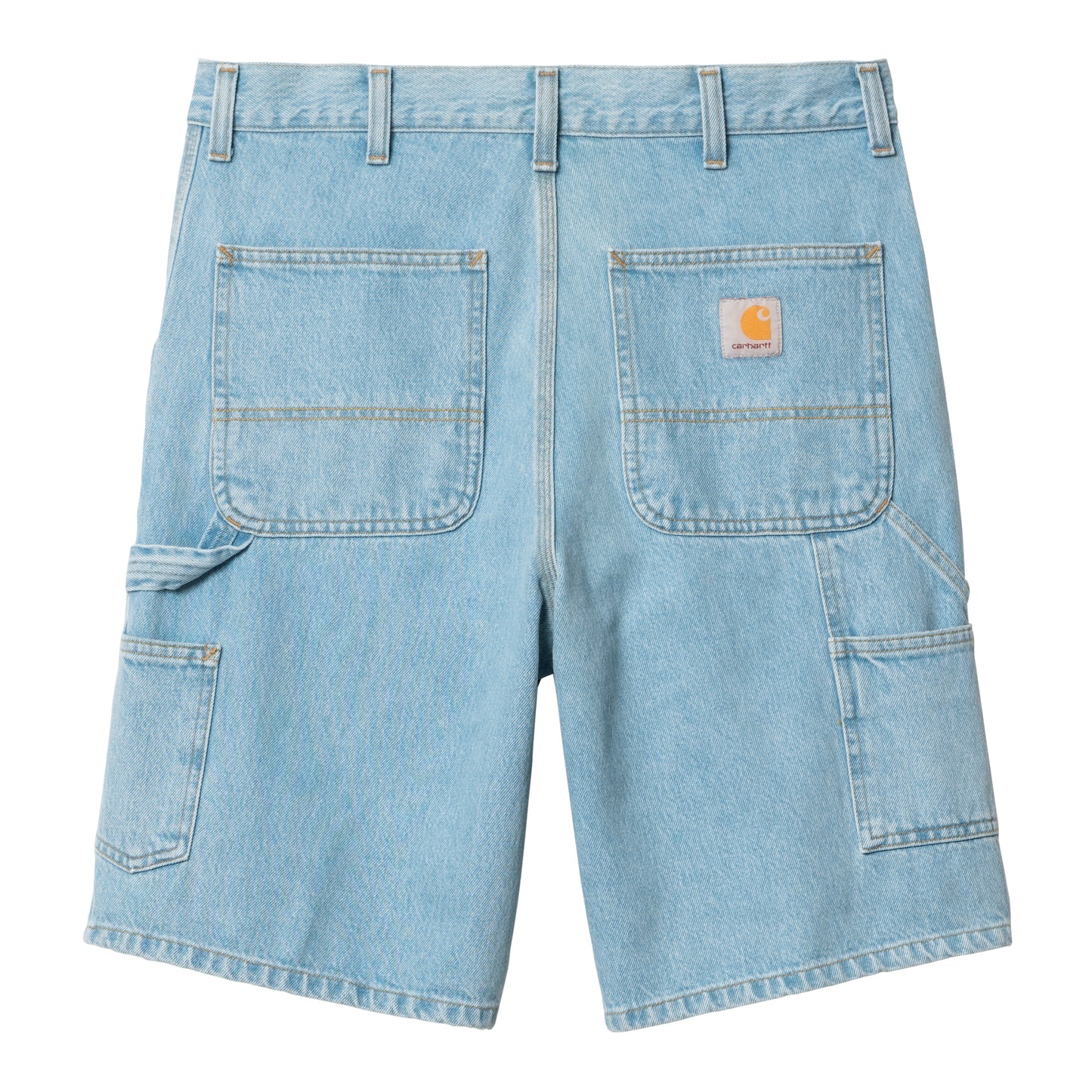 Carhartt WIP - Single Knee Short Smith - BLUE HEAVY STONE BLE / Blå - Shorts