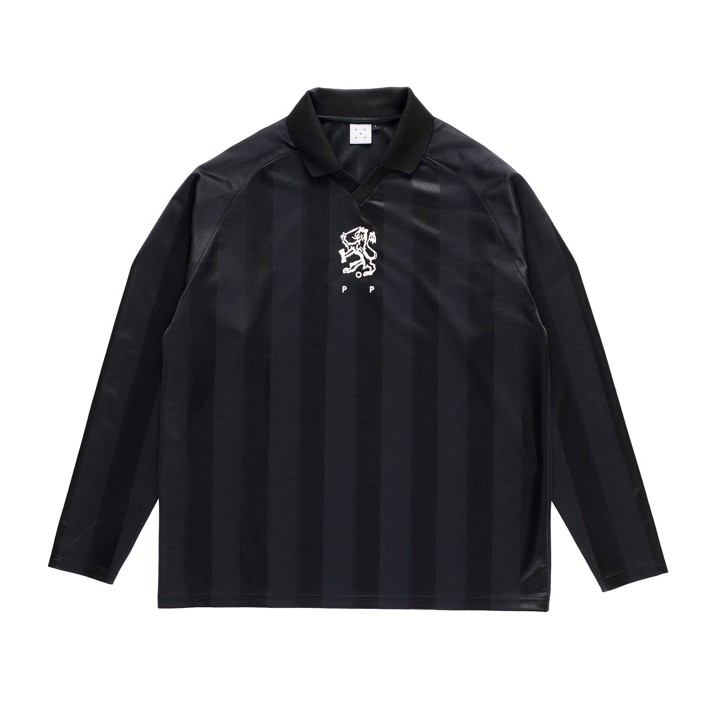 Pop Trading Company - Sportif Longsleeve T-Shirt - BLACK / Sort - T-Shirts