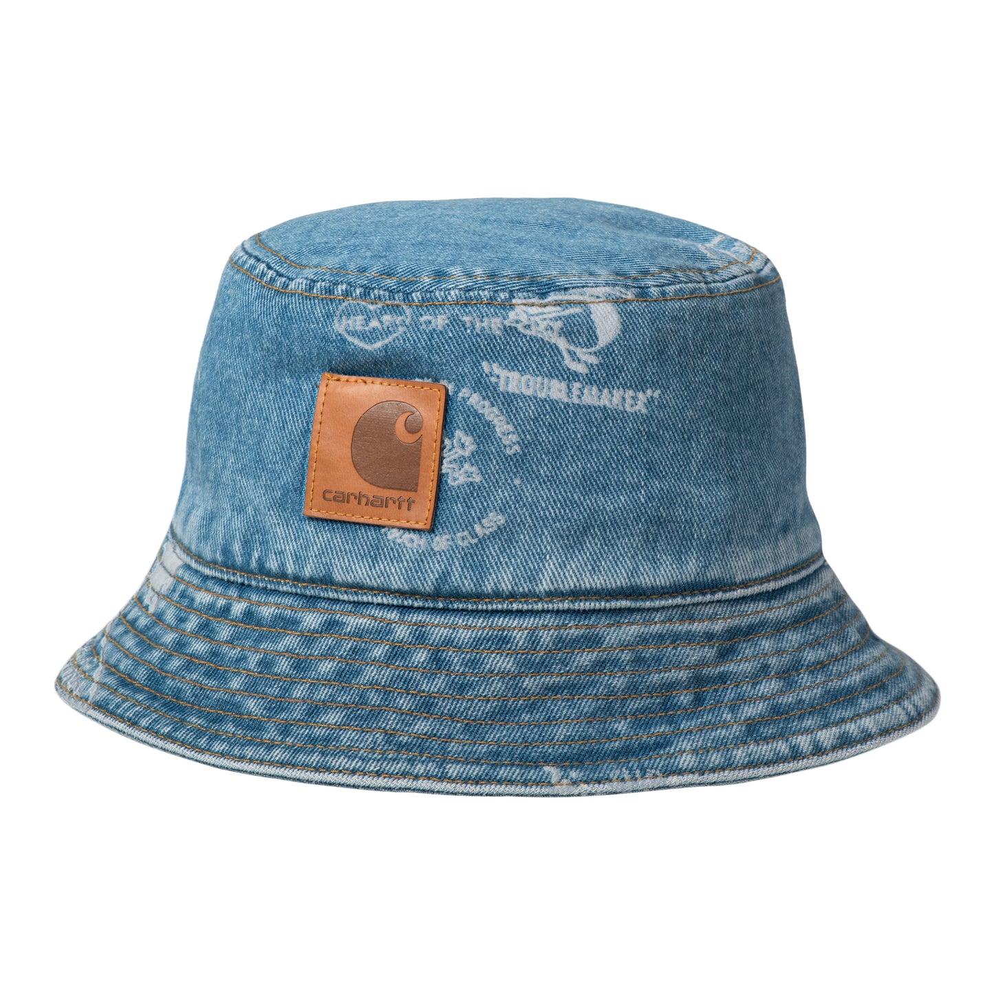 Carhartt WIP - Stamp Bucket Hat - blue bleached - Accessories > Bucket hats