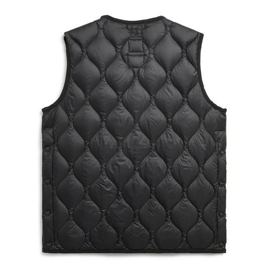 Taion - Military Crew Neck Down Vest - BLACK / Sort - Jakker