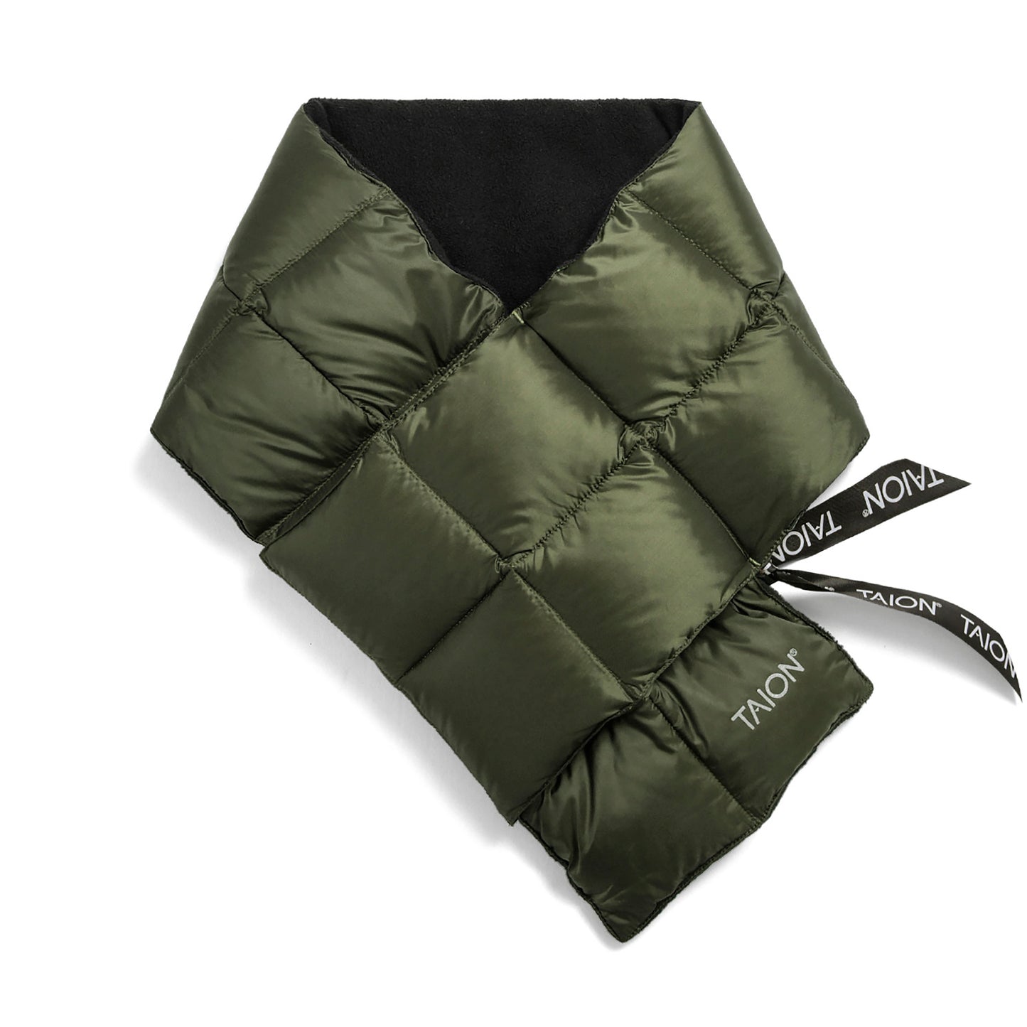 Taion - Basic Down Scarf - OLIVE / Grøn - Accessories