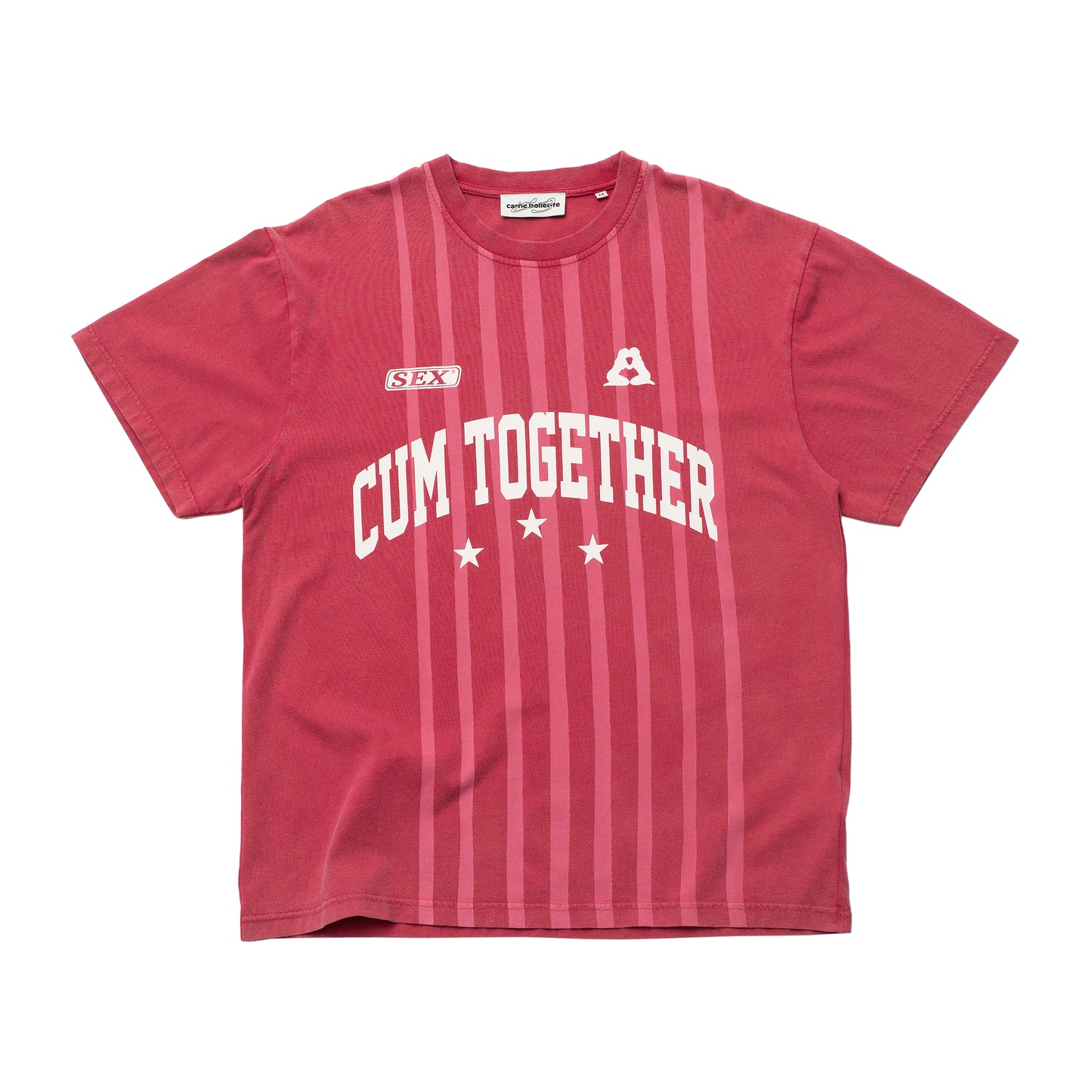 Carne Bollente - Team Player - OFF-RED / Rød - T-Shirts