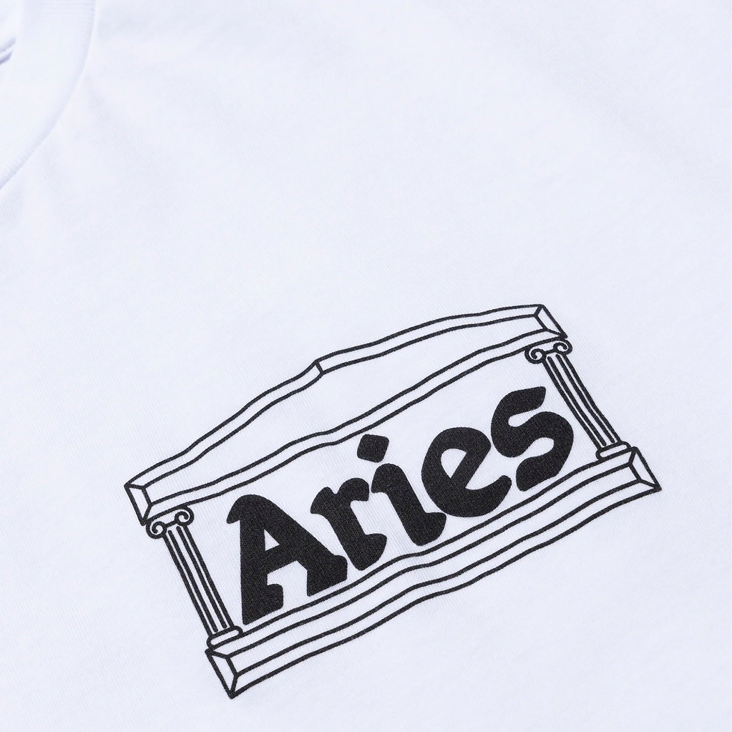 Aries - Temple SS Tee Baby - WHITE / Hvid - T-Shirts