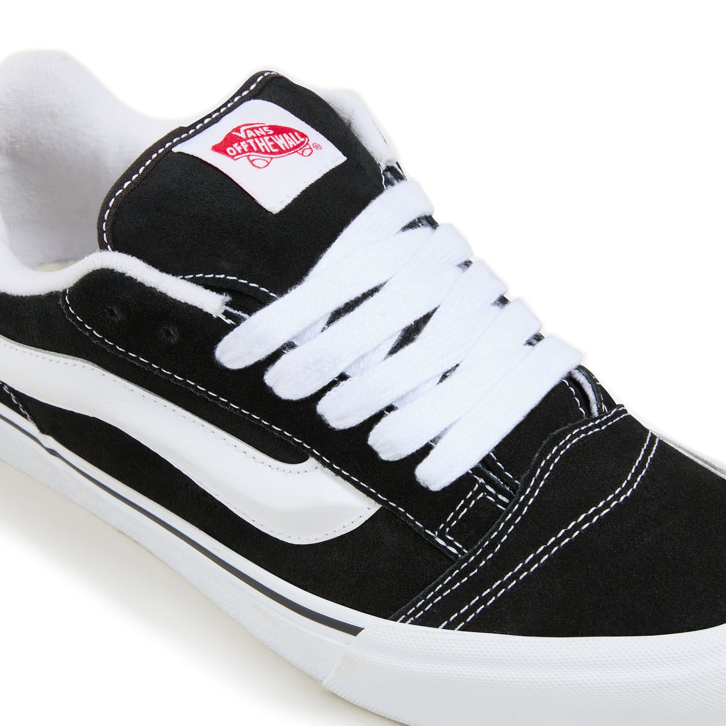 Vans - Knu Skool - BLACK / TRUE WHITE / Sort - Sko