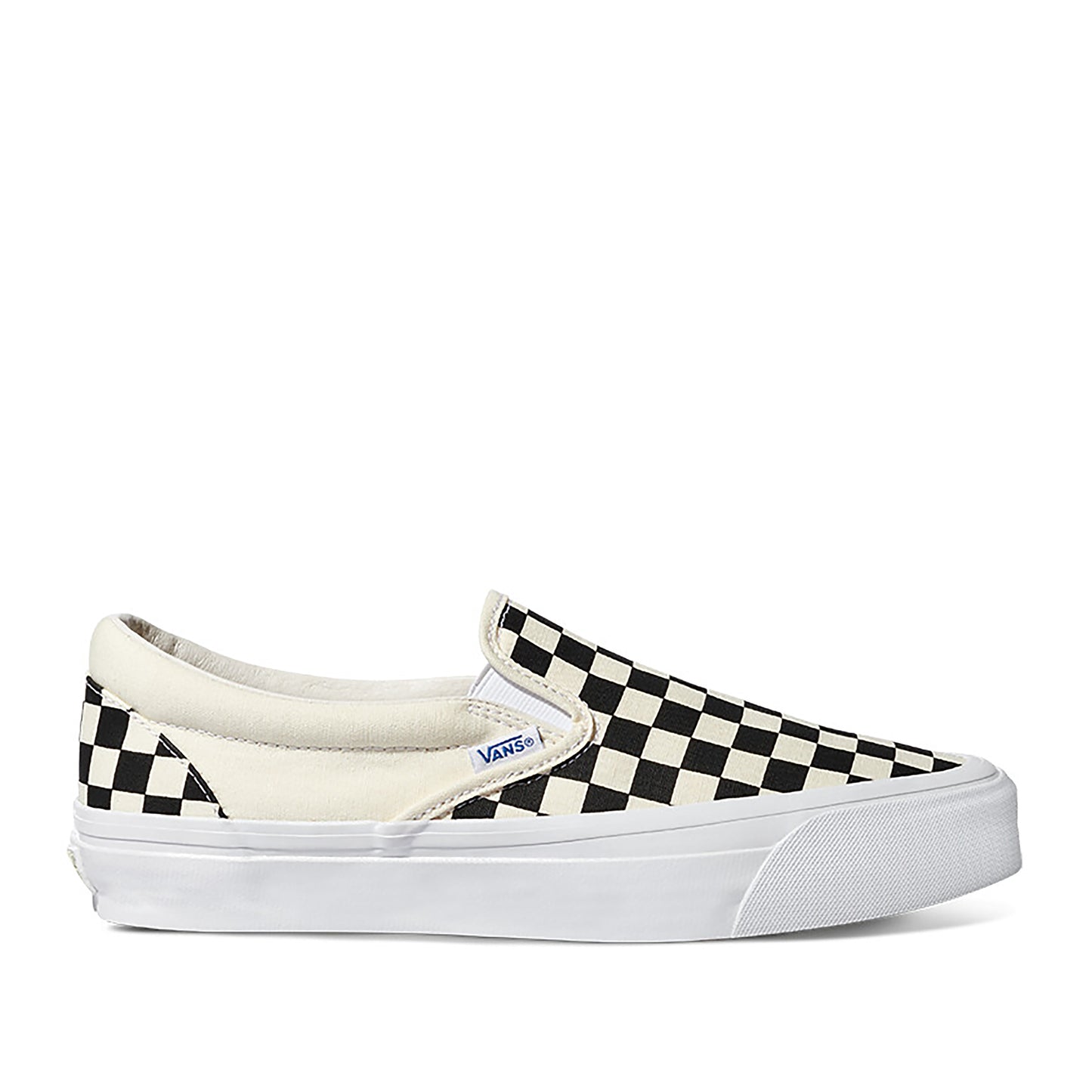 Vans - LX Slip-On Reissue 98 - BLACK / OFF WHITE / Tern||Sort||Hvid - Sko