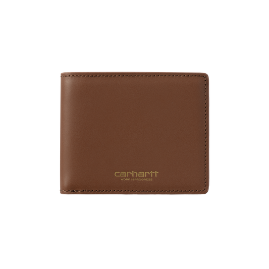 Carhartt WIP - Vegas Billfold Wallet - COGNAC / GOLD / Brun - Accessories