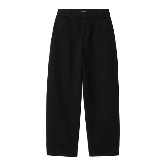 Carhartt WIP - W' Brady Pant - BLACK GARMENT DYED / Sort - Bukser