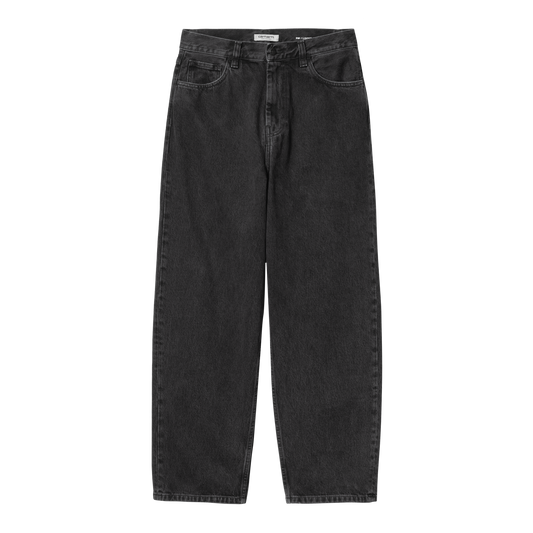 Carhartt WIP - W' Brandon Pant Smith - BLACK STONE WASHED / Sort - Bukser