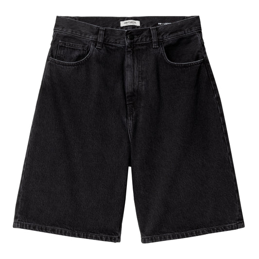 Carhartt WIP - W' Brandon Short Smith - BLACK STONE WASHED / Sort - Shorts