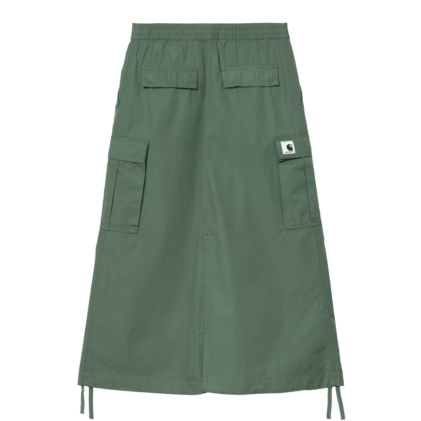 Carhartt WIP - W' Cargo Skirt Long - duck green rinsed - Dame > Nederdele
